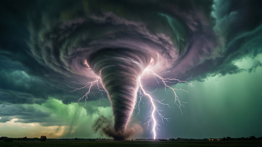 Supercell Åskväder Bakgrundsbilder