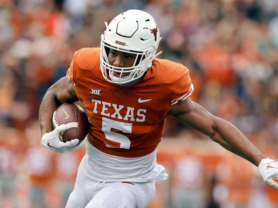 Texas Running Back Aktionsaufnahme