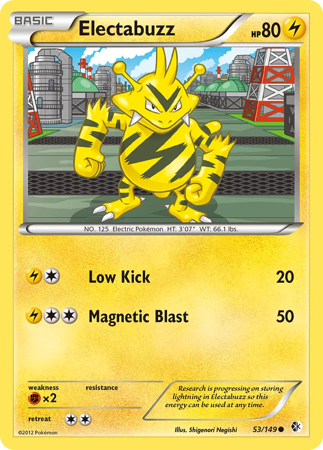 Electabuzz Trading Card