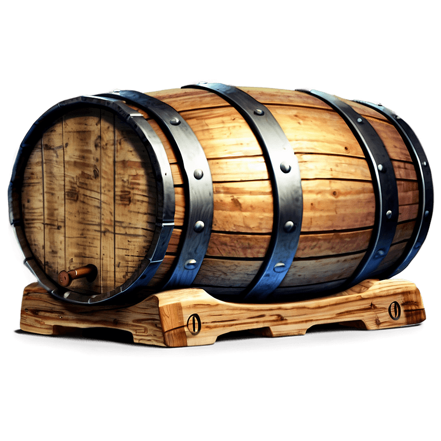 Barrel Illustration PNG 05252024
