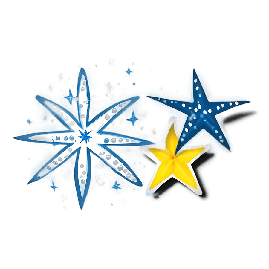 Estrellas de Año Nuevo PNG hbb