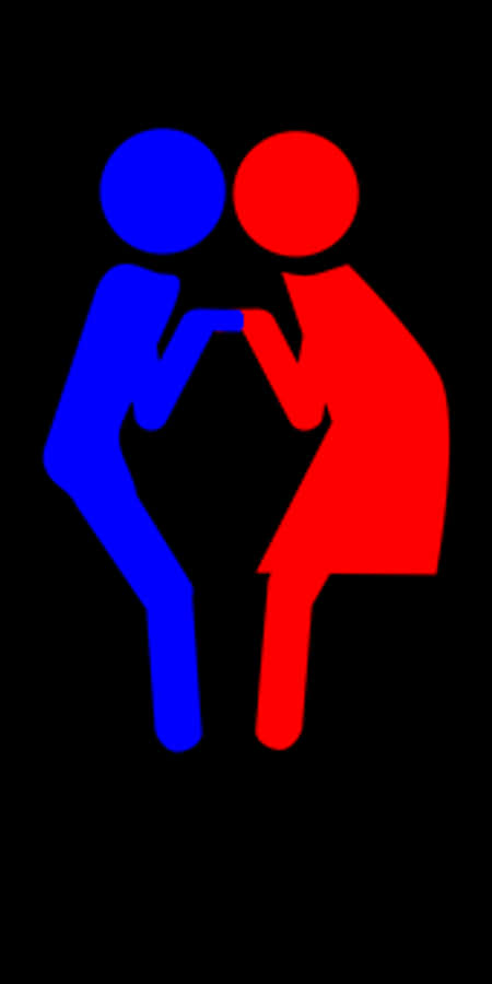 Abstract Faceoff Dance Art