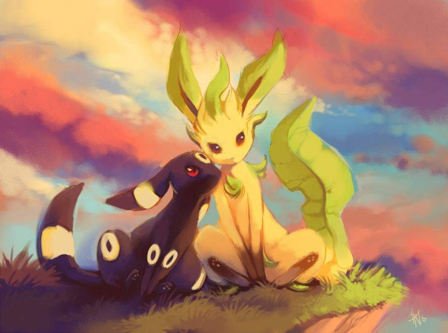 Leafeone Umbreon.