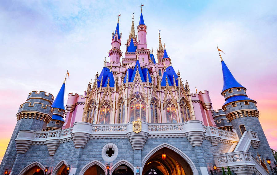 Fachadadel castillo de Disneyworld