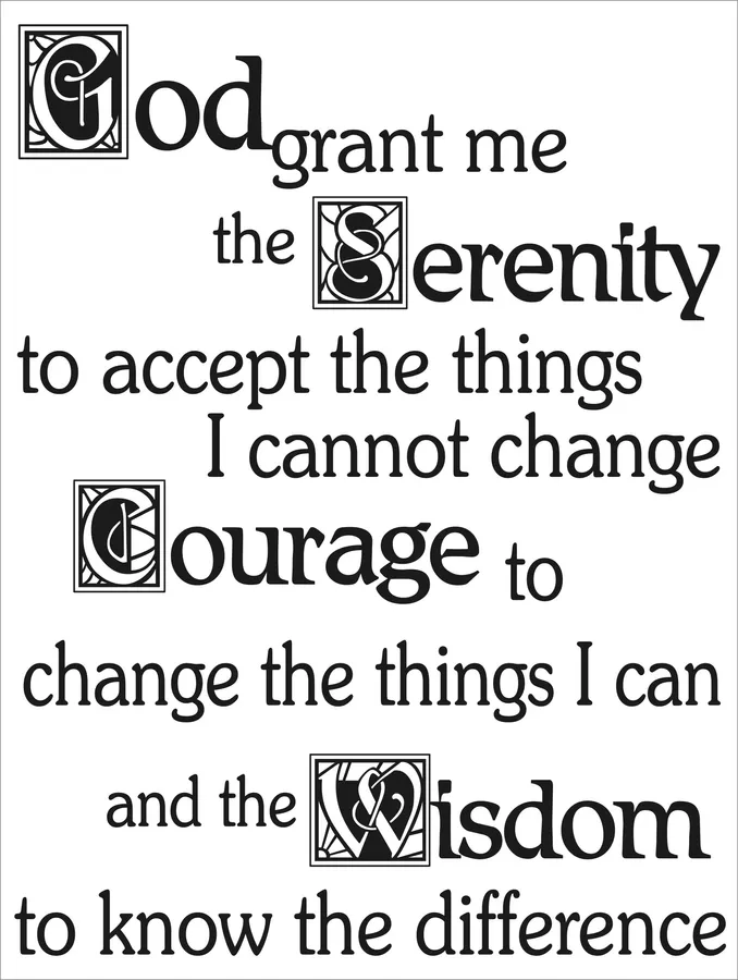 Serenity Prayer