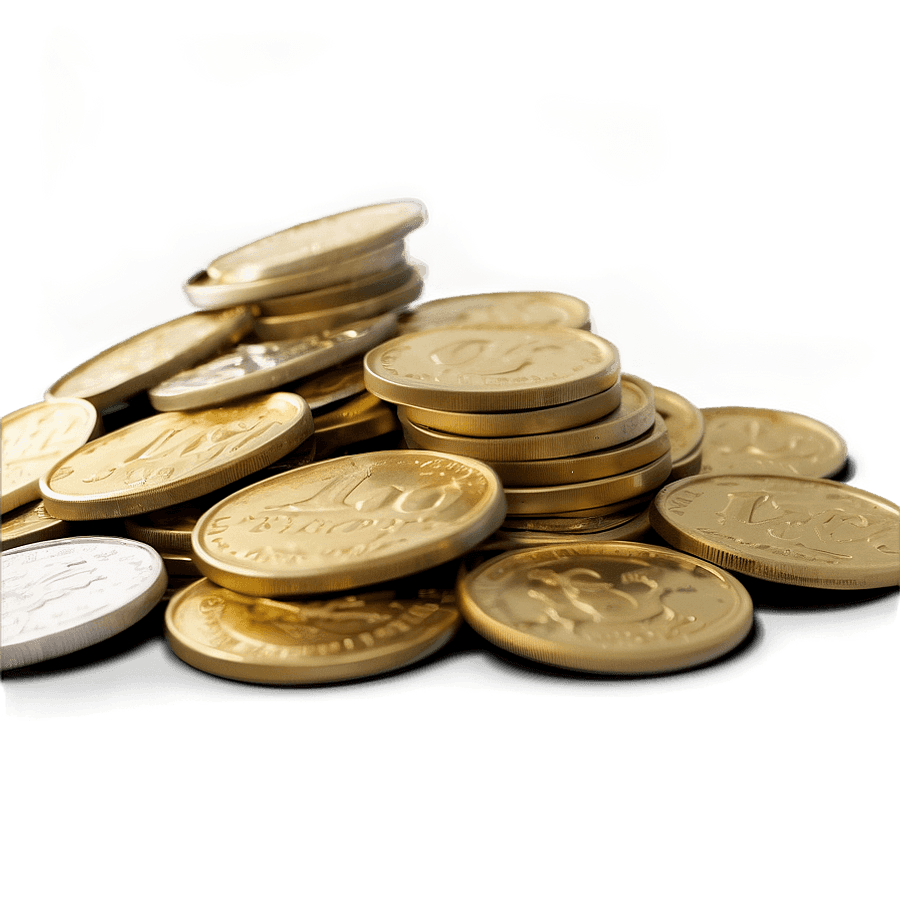 Pile of Coins PNG vvd