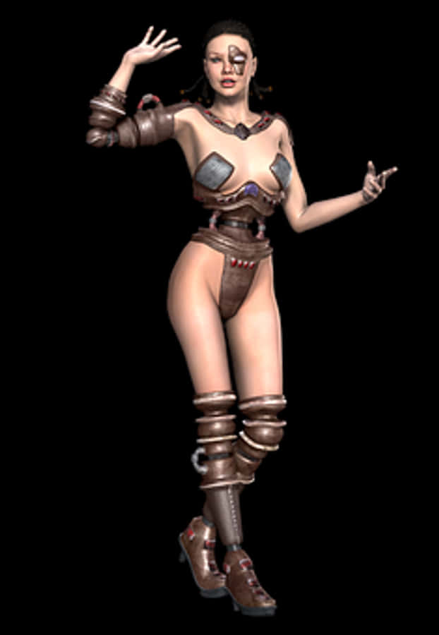 Sci Fi_ Warrior_ Woman_ Pose