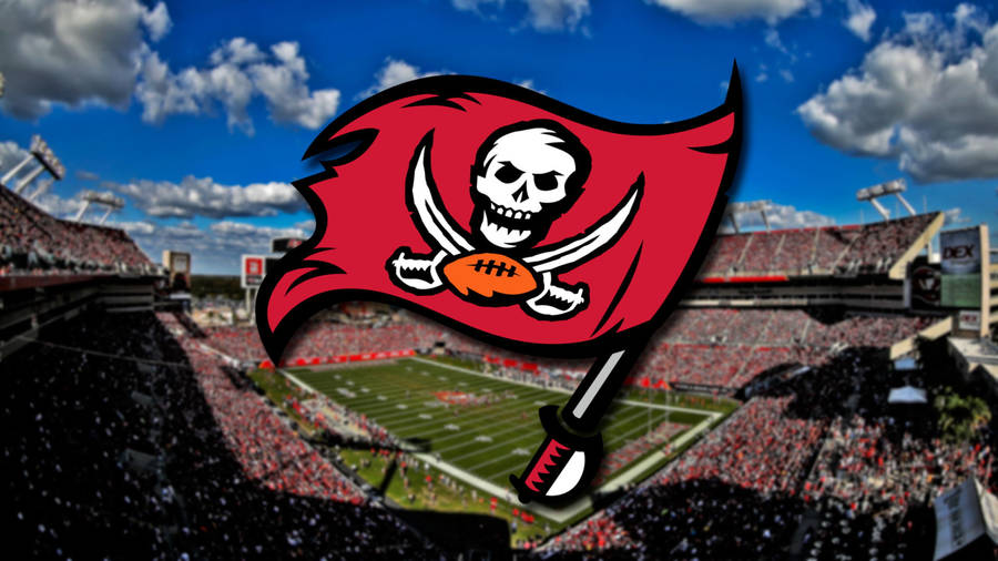 Download Tampa Bay Buccaneers Flag At Stadium Wallpaper | Wallpapers.com