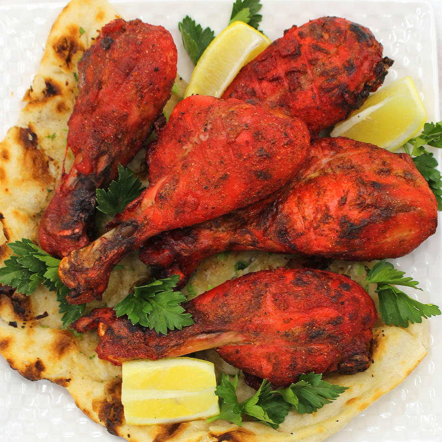 Download Tandoori Chicken Drumsticks Wallpaper | Wallpapers.com