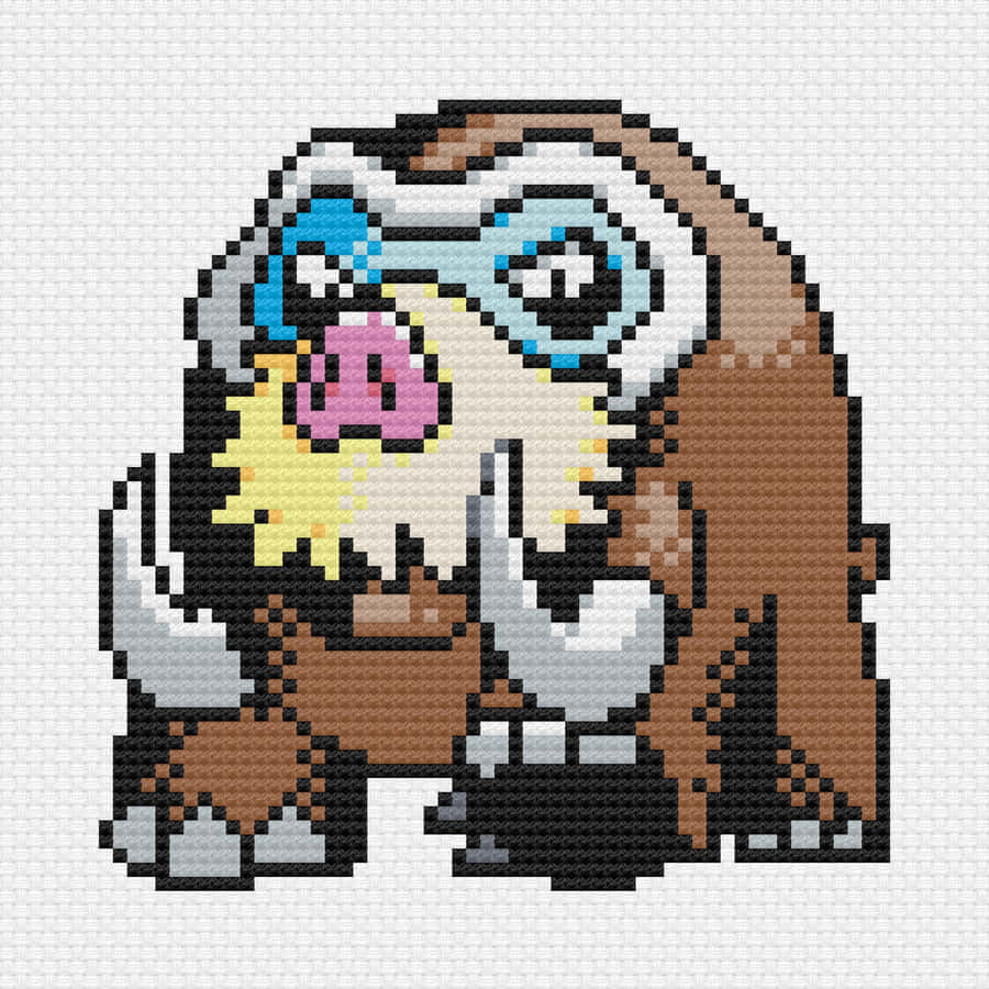 Awesome Mamoswine Pokemon Pixel Art