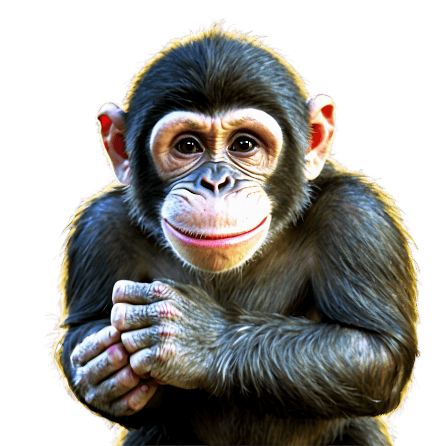 Goofy Monkey Art PNG 06242024