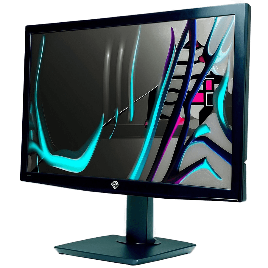 Gaming PC and Monitor Setup PNG 05252024