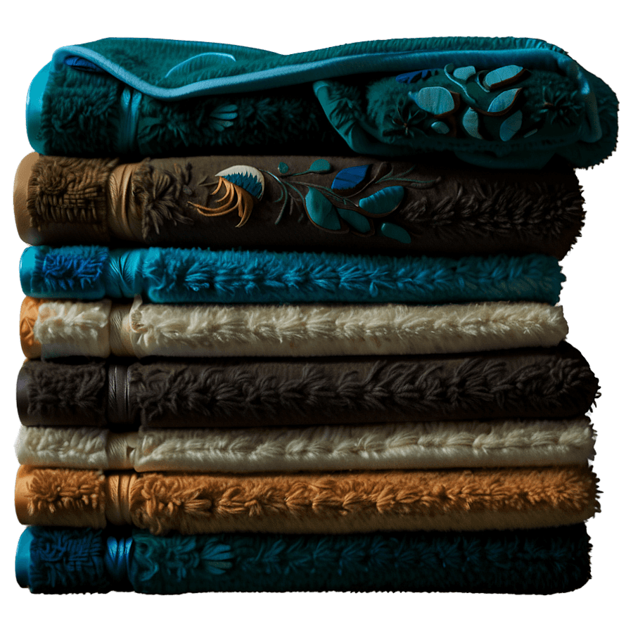 Embroidered Towel PNG 75