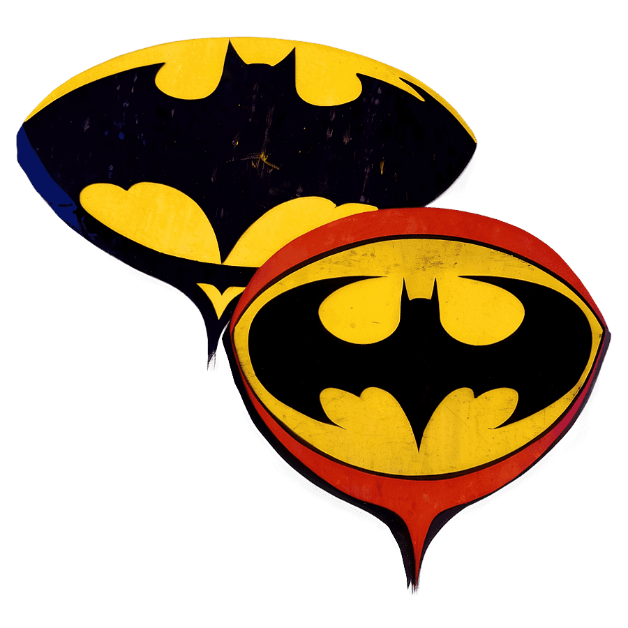 Vintage Batman Symbol PNG 99