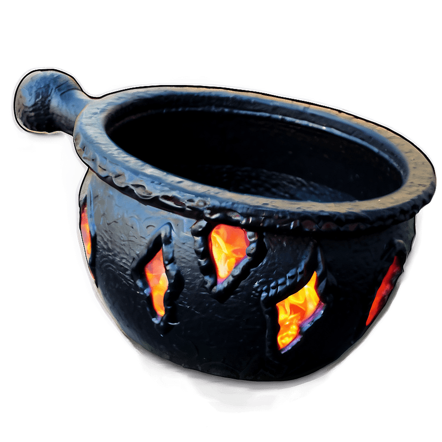 Black Witch Cauldron PNG awv