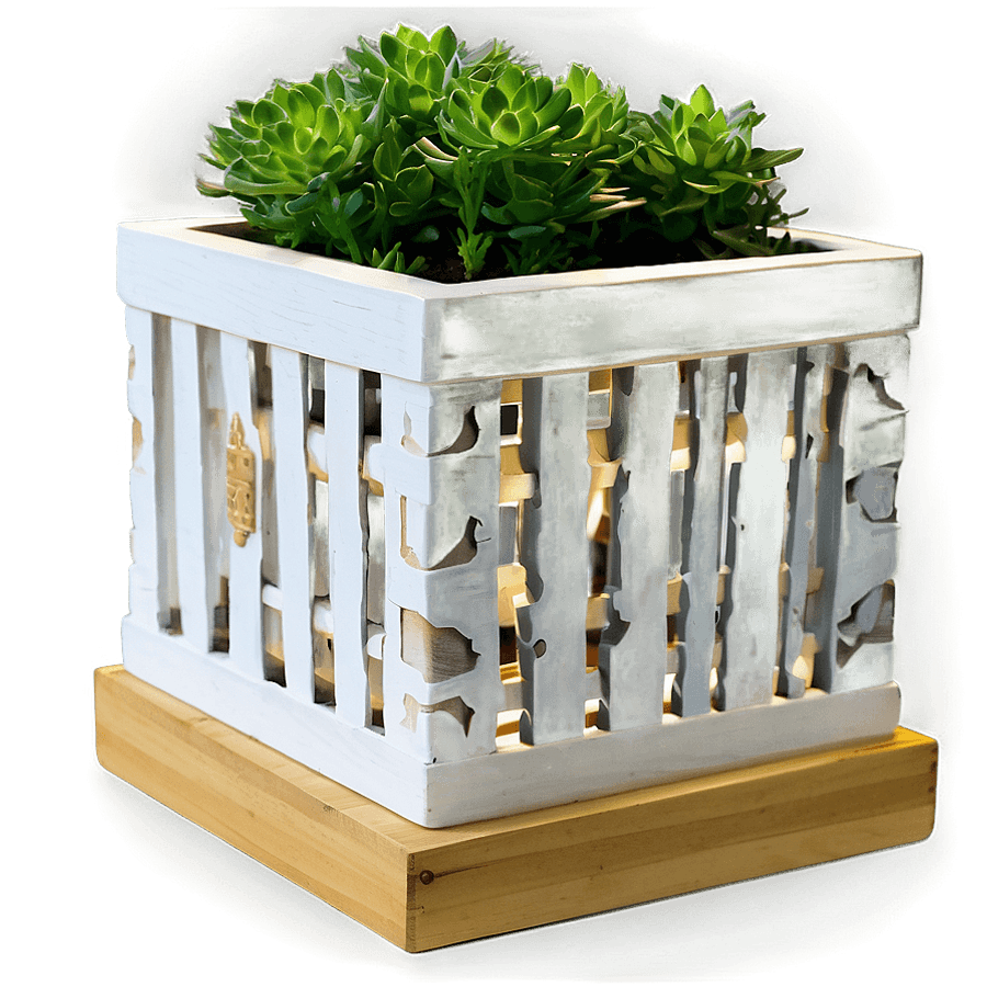 Square Planter Box PNG 06282024