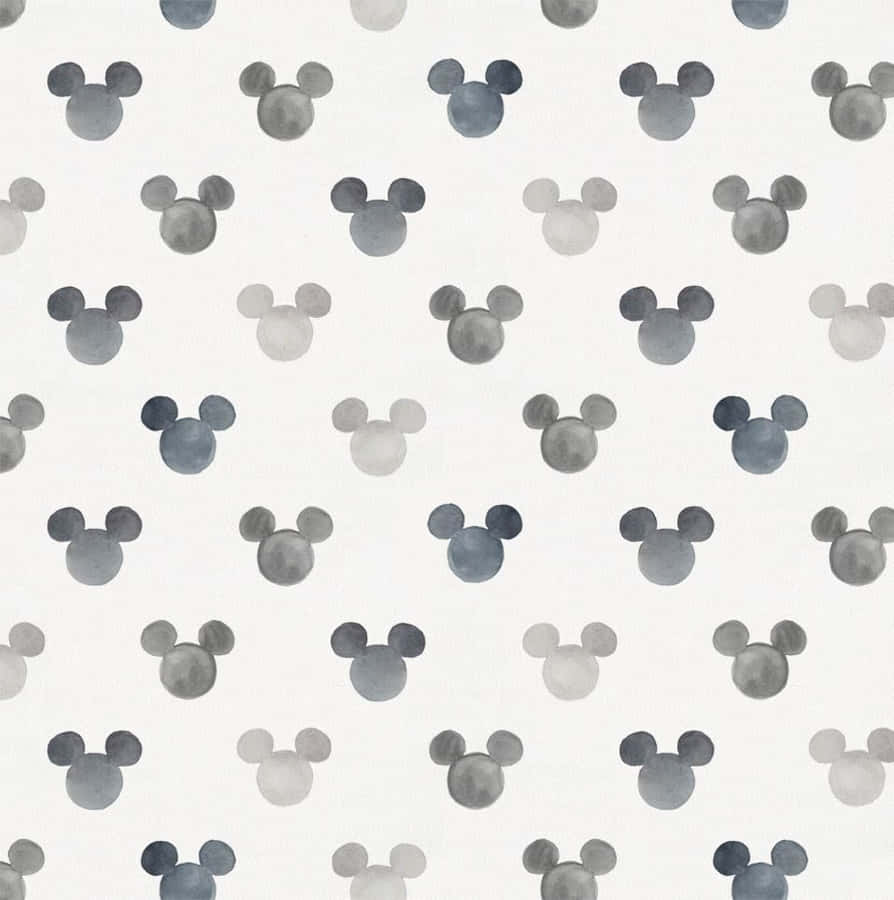TemaMickey Mouse con orecchie nere e grigie