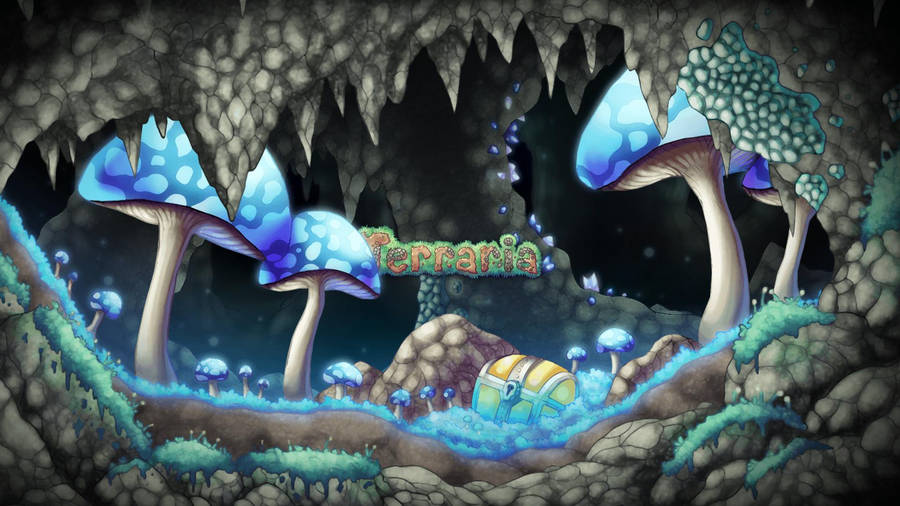 Terraria Mushroom Biome Background