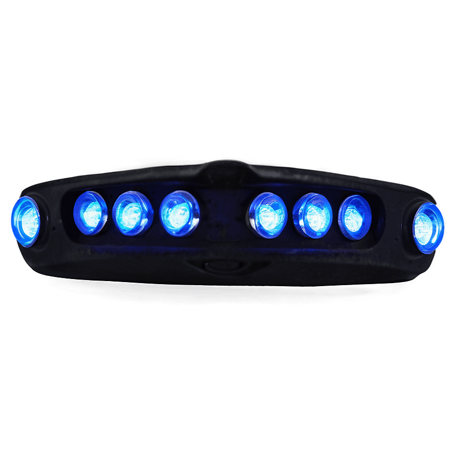 Police Lights at Night PNG dqf1