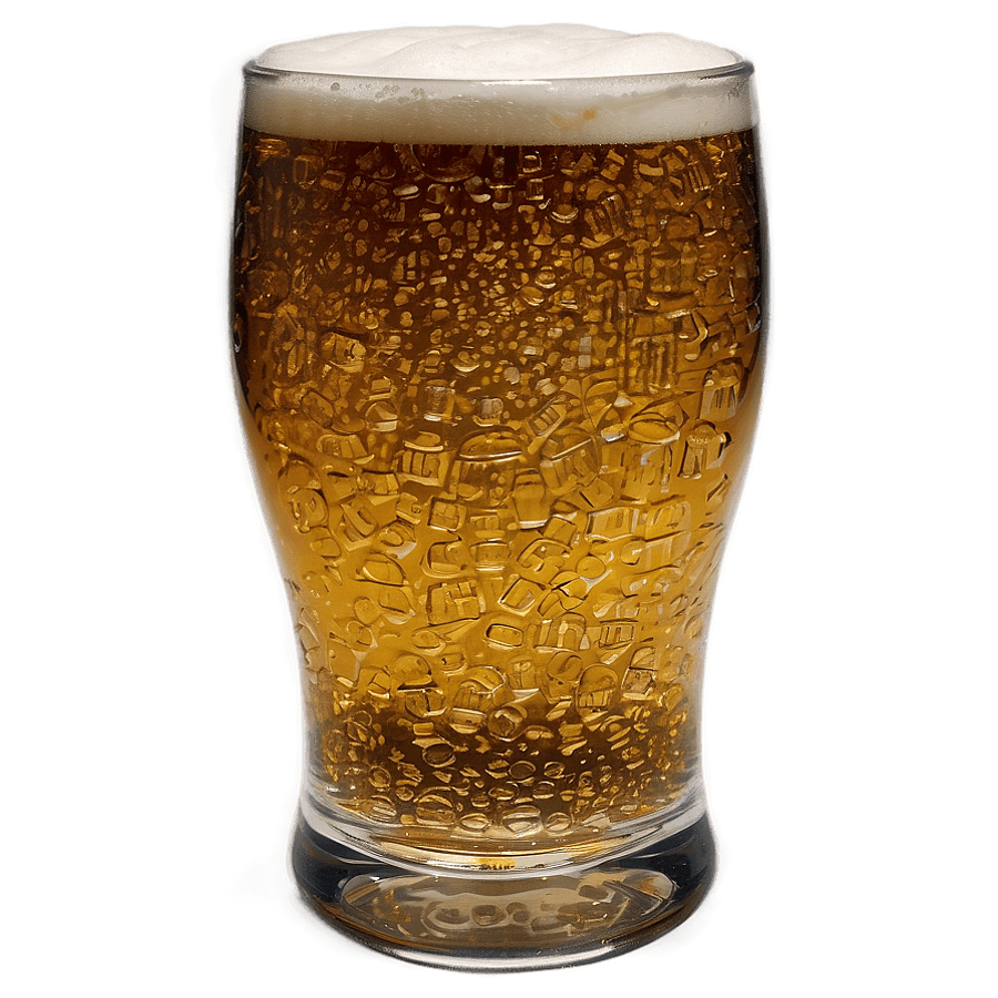 Realistic Pint Glass Drawing PNG muq