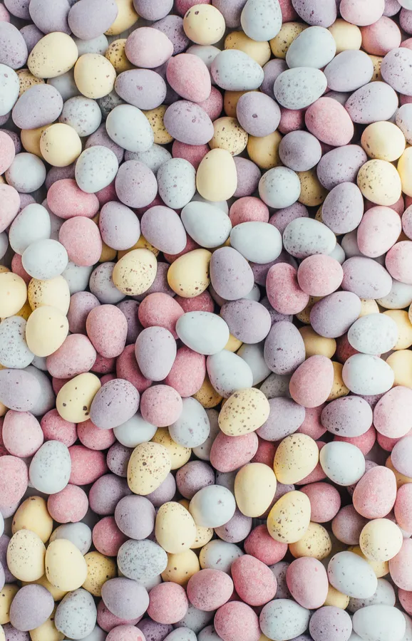 Pastel pebbles aesthetic pattern wallpaper