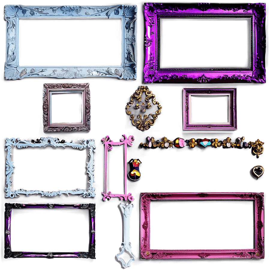 Aesthetic Frame Collection PNG 06272024