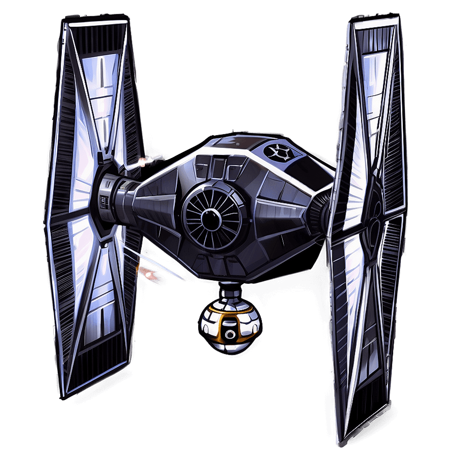 Tie Fighter Vector PNG 05262024