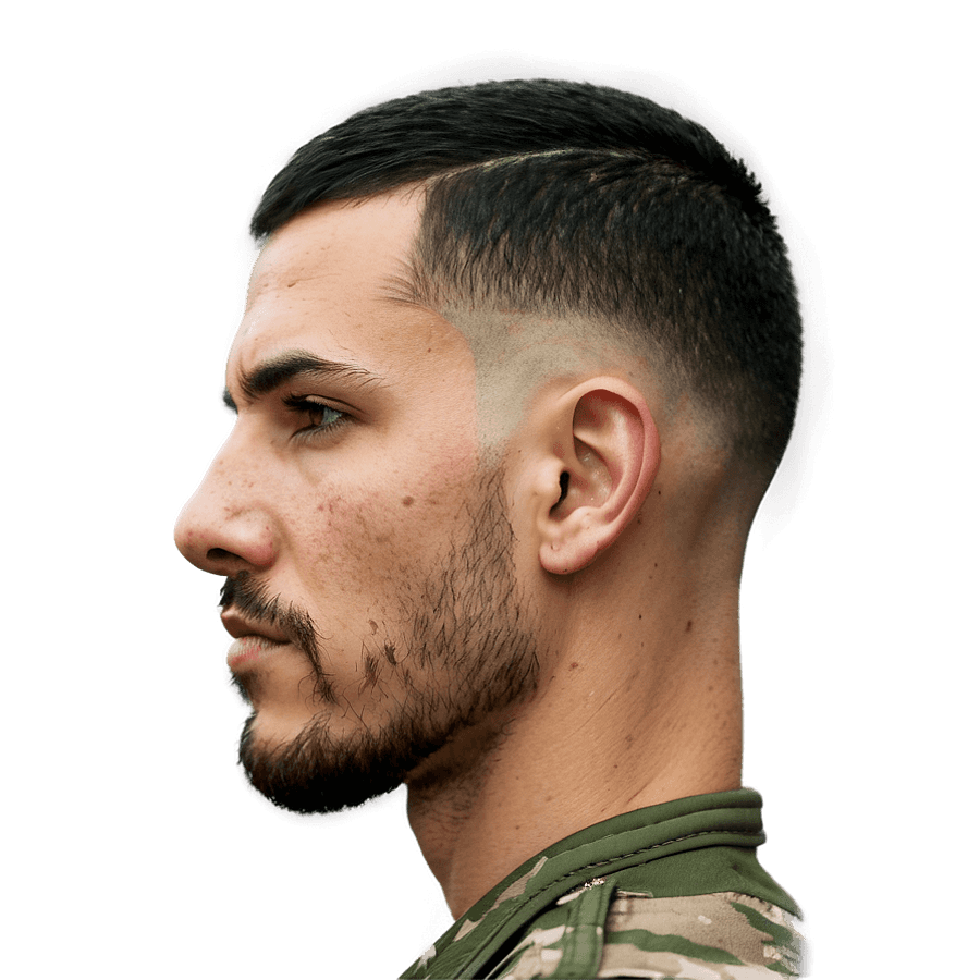 Military Haircut Styles PNG 06242024