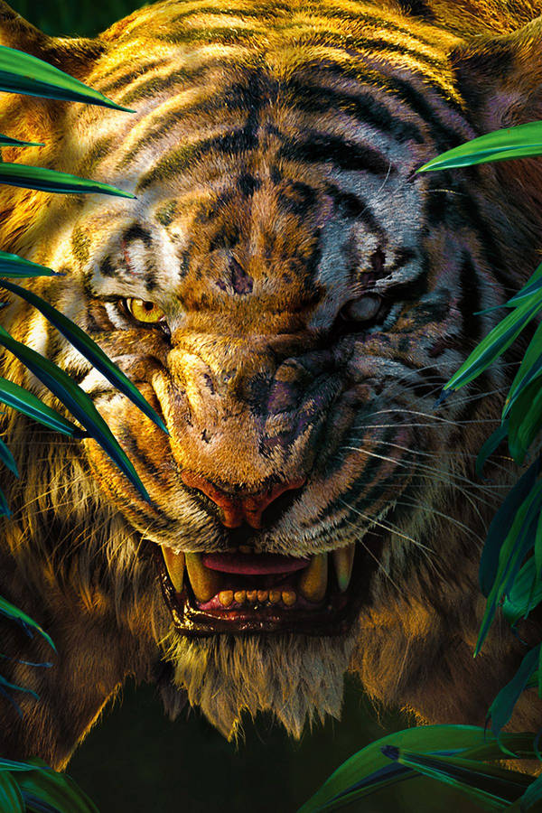 Download The Jungle Book Shere Khan Wallpaper | Wallpapers.com