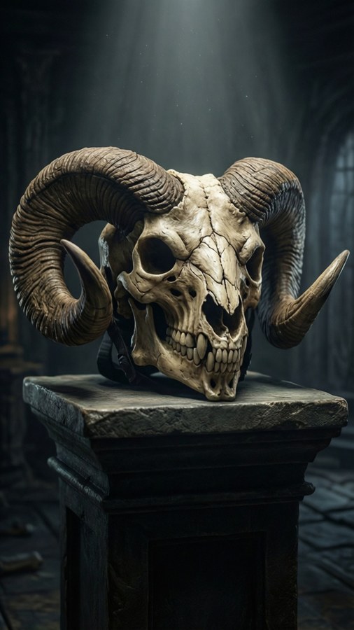 The Ram's Gaze Wallpaper
