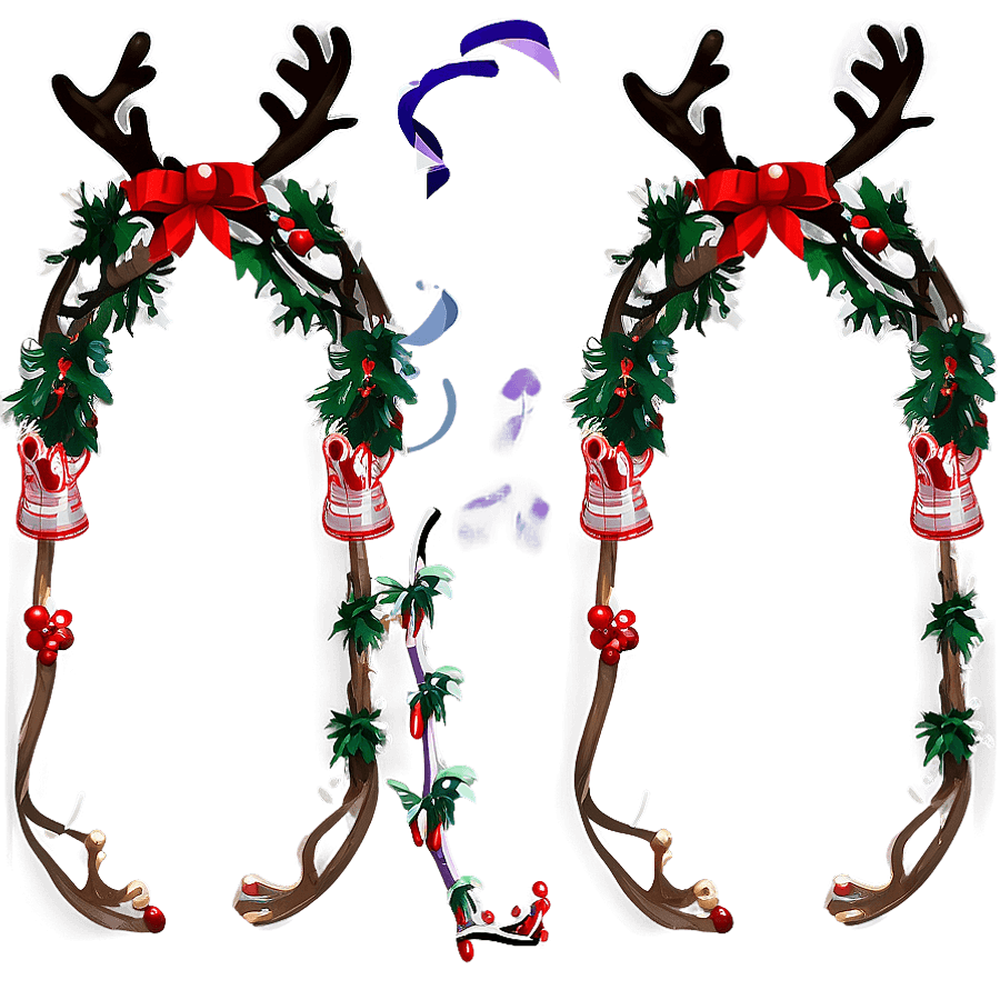 Rudolph Reindeer Antlers Transparent PNG kpu