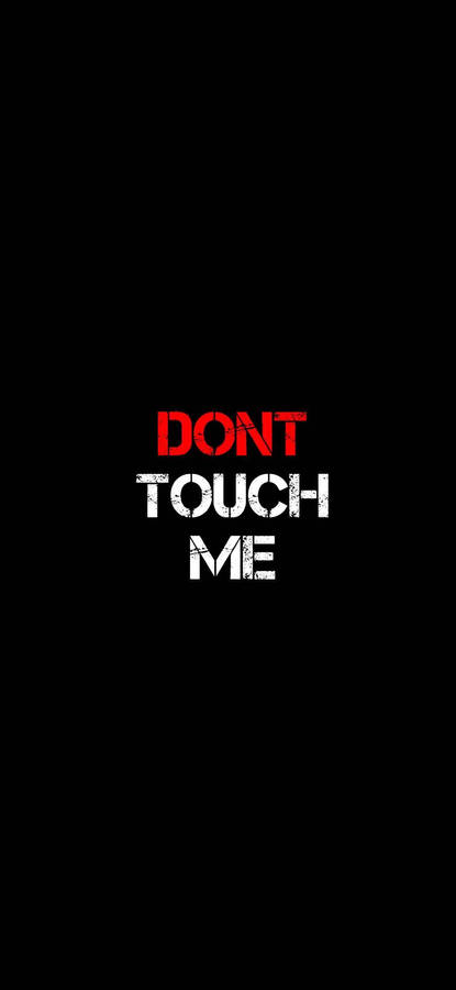 Download Threatening Don’t Touch My Ipad Wallpaper | Wallpapers.com