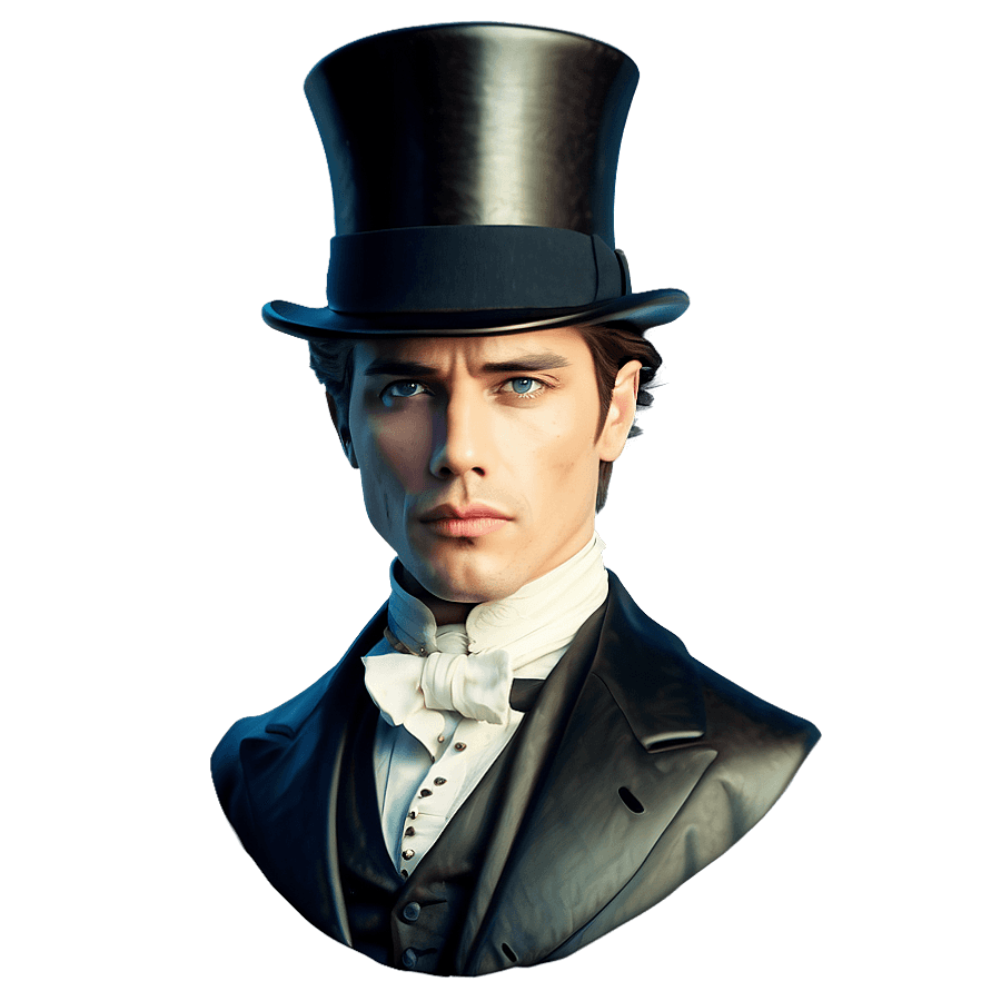 Fancy Tophat Sketch PNG 05252024