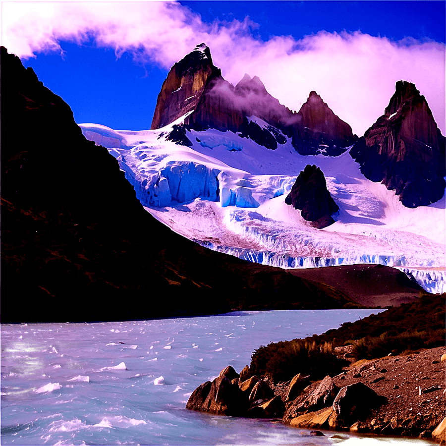 Patagonia Glacier Trekking PNG fsv