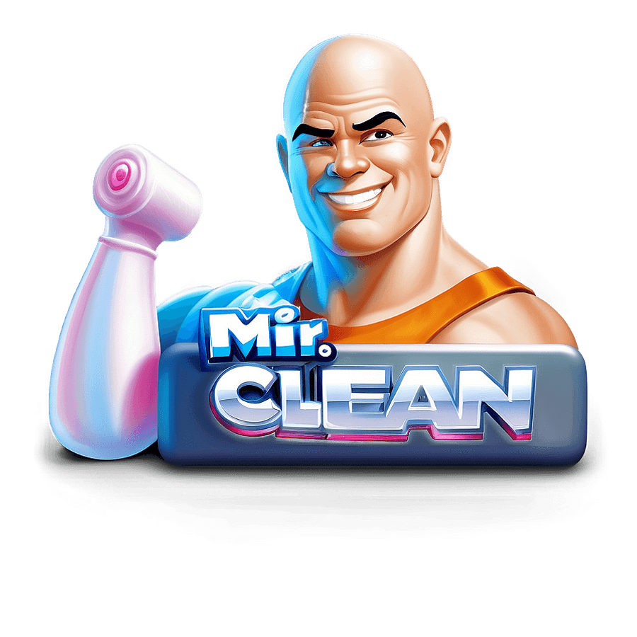 Mr Clean Shiny PNG abe