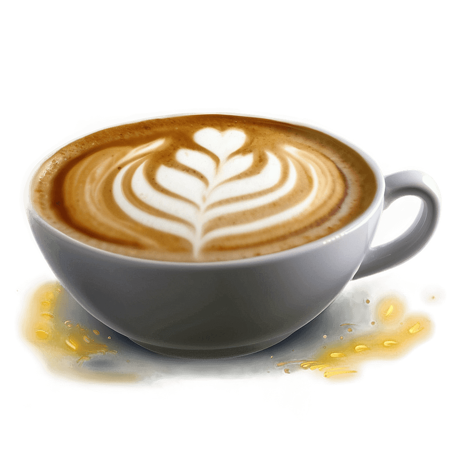 Latte Art Cup PNG 19
