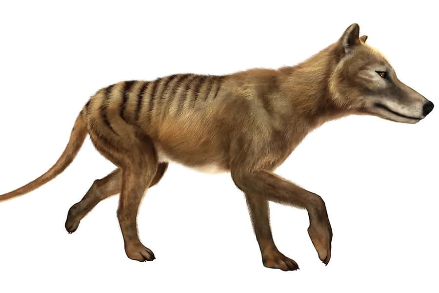 Illustrazione del Tigre della Tasmania