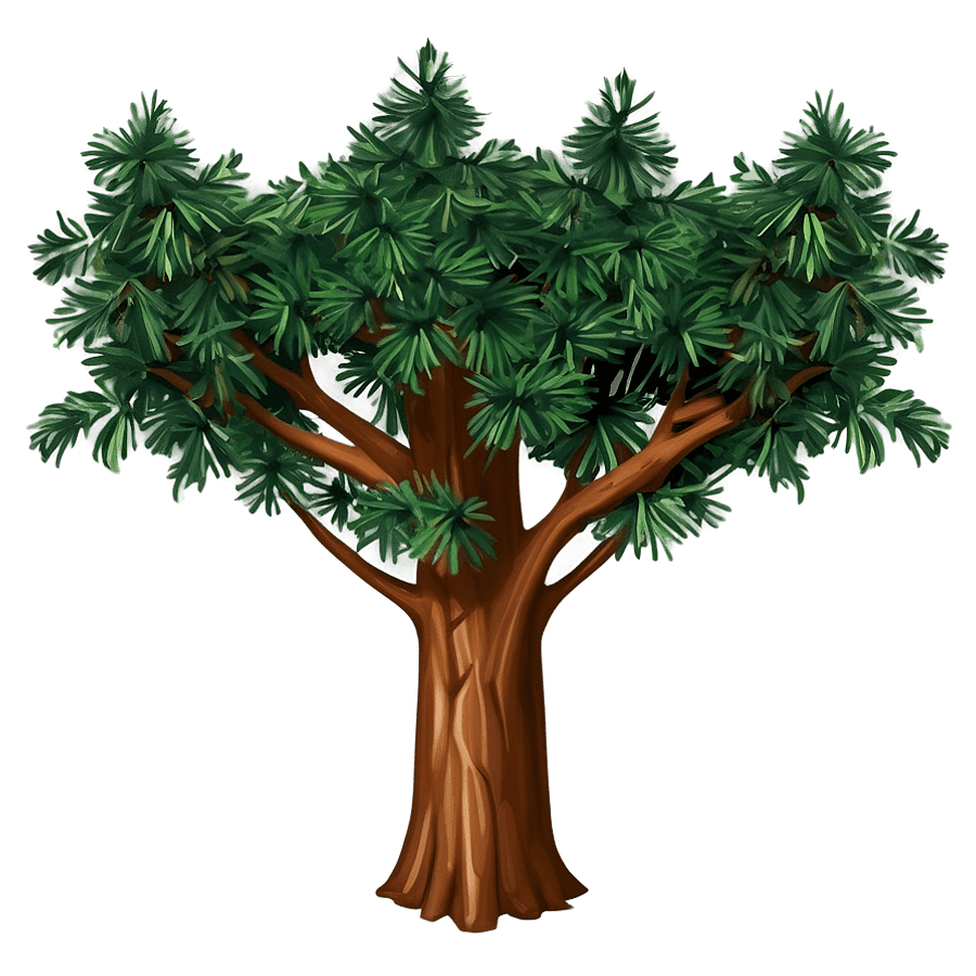 Evergreen Tree Texture PNG 33