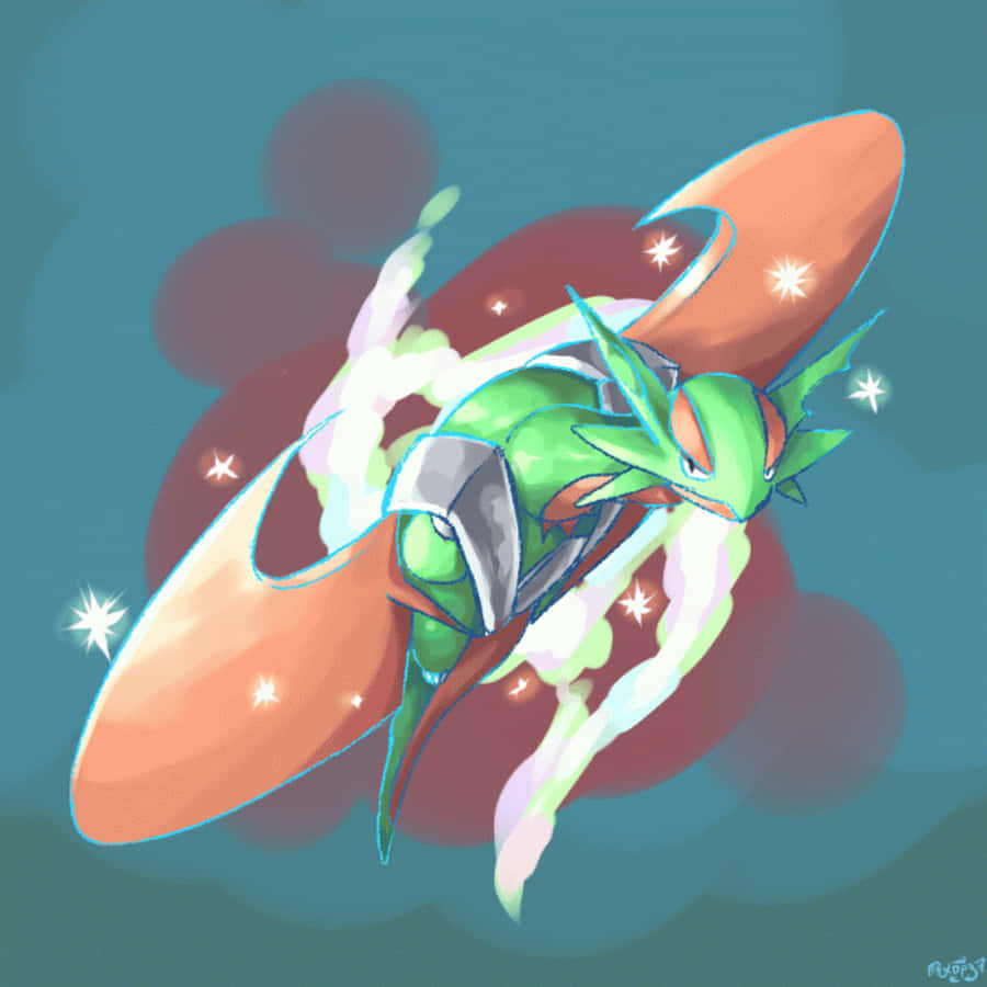 Desenhode Salamence Verde