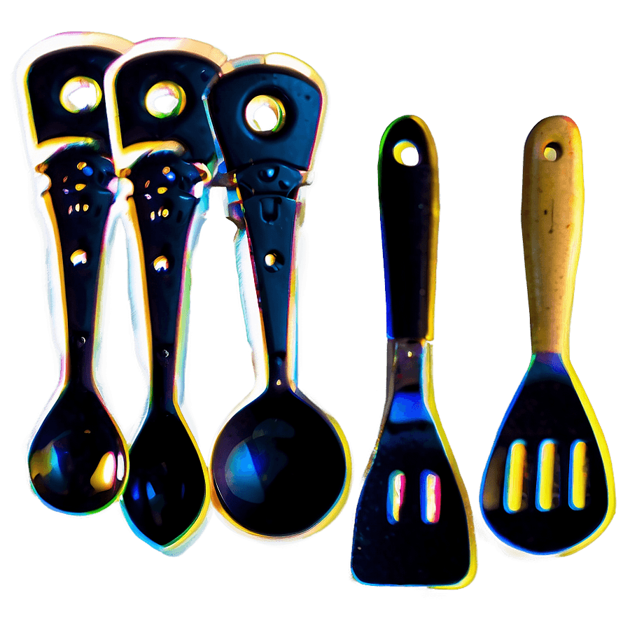 Black Cooking Utensils PNG 78