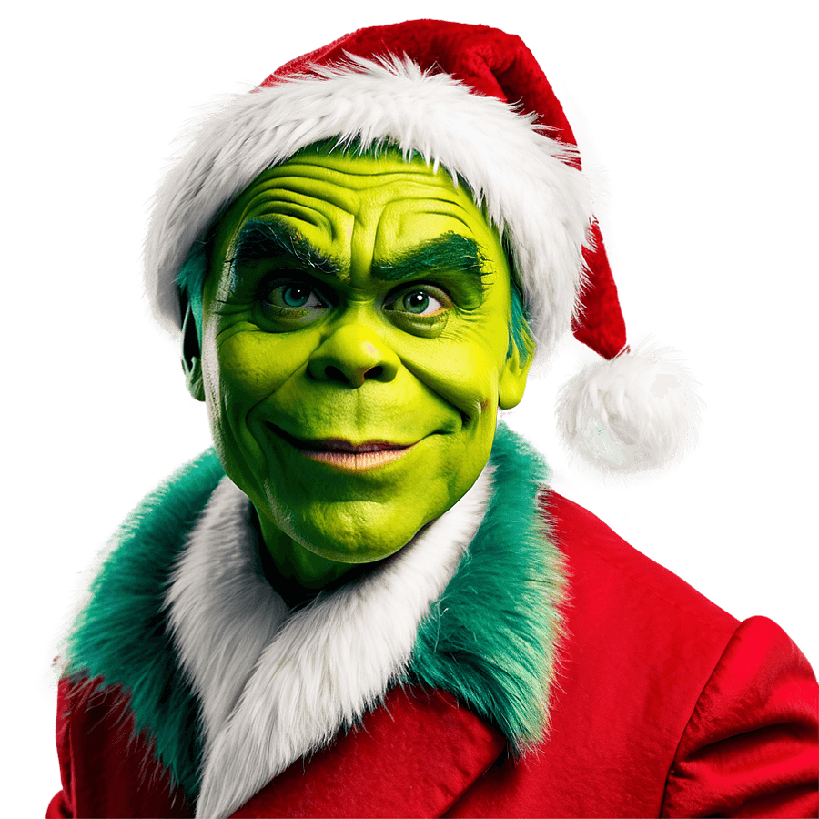 Happy Grinchmas Wishes PNG bfu