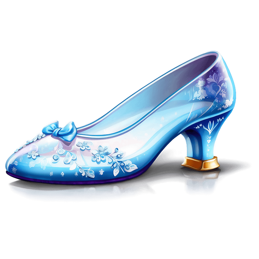 Glass Slipper of Cinderella PNG 06292024