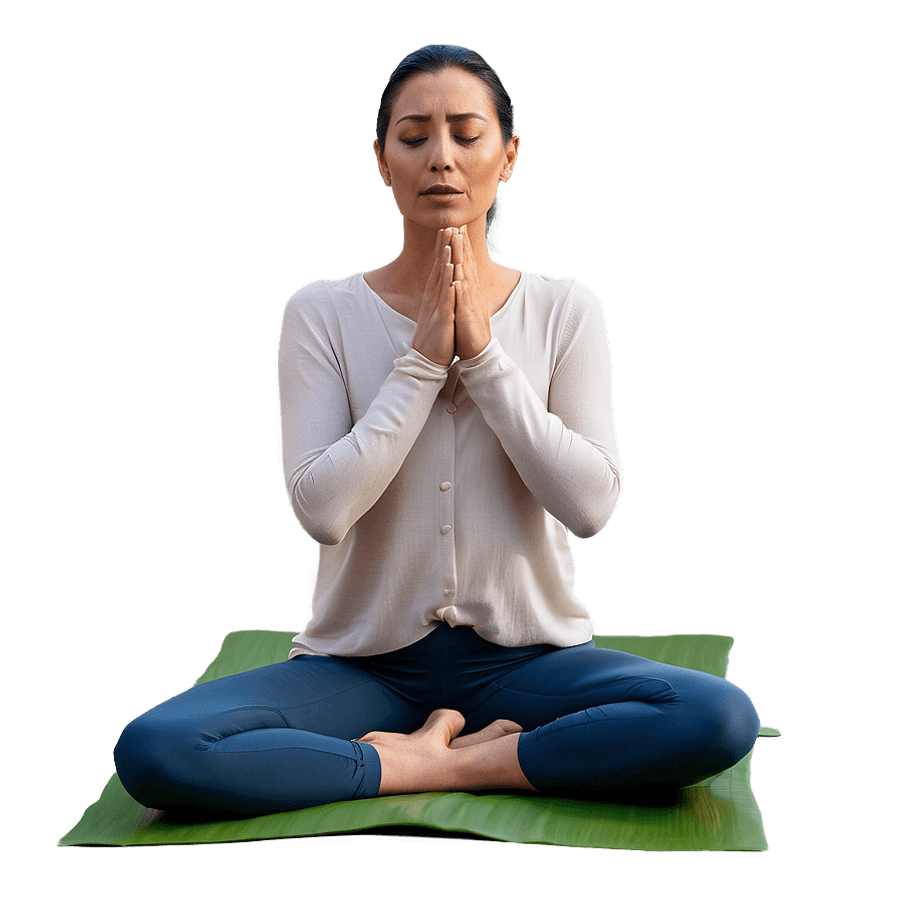 Pranayama Yoga Breathing PNG 06112024