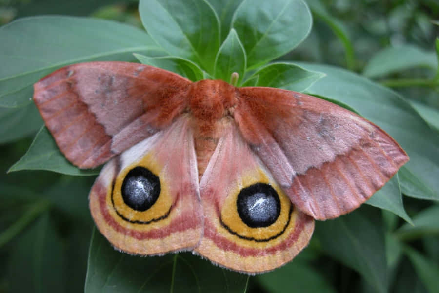 Mariposa Io Exibindo Padrões Oculares
