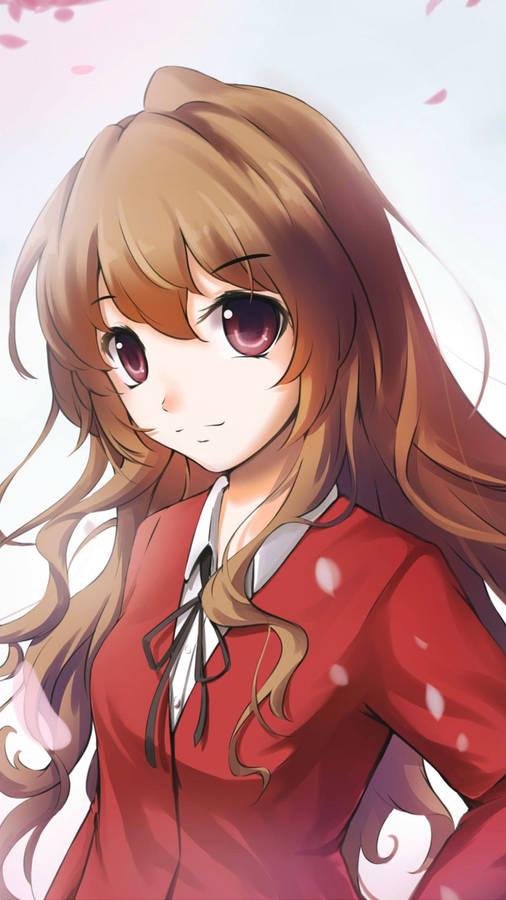 Download Toradora Taiga School Uniform Wallpaper | Wallpapers.com