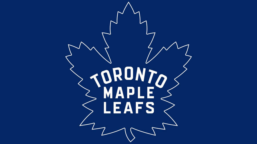 Download Toronto Maple Leafs Ice Hockey Logo Wallpaper | Wallpapers.com