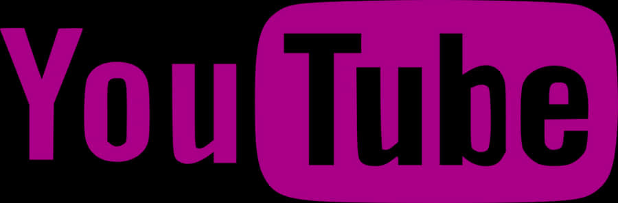 You Tube Logo Pink Background