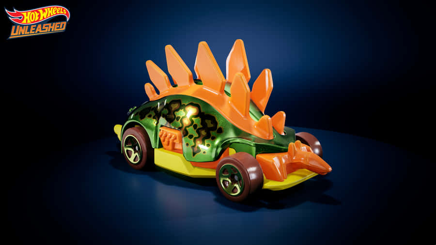 Hot Wheels dino bilrace med detaljerede baggrunde