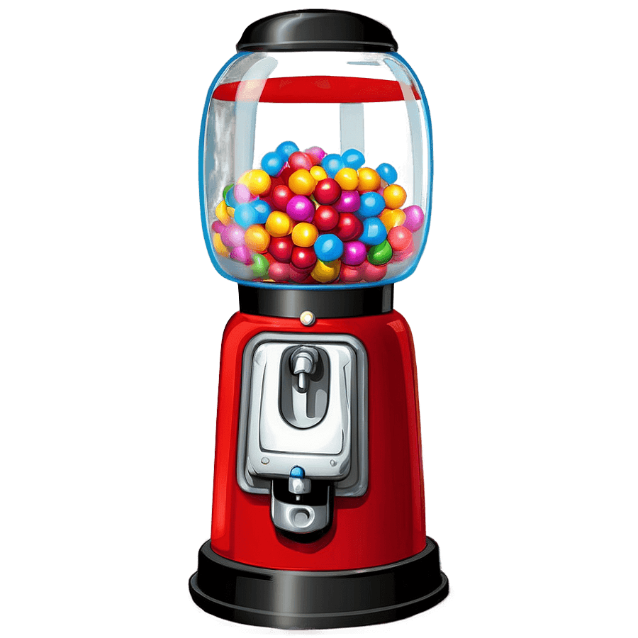 Industrial Gumball Machine PNG qov38