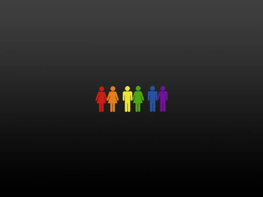 Rainbow Couples Pride wallpaper